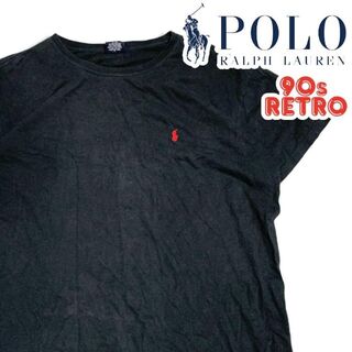 ポロラルフローレン(POLO RALPH LAUREN)の90s ポロ ラルフローレン ポケット付 Tシャツ ブルー L POLO(Tシャツ/カットソー(半袖/袖なし))