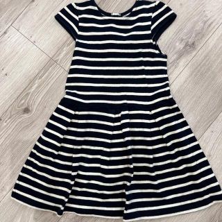 プチバトー(PETIT BATEAU)のプチバトー　マリニエールボーダー　フレンチスリーブワンピース(ワンピース)