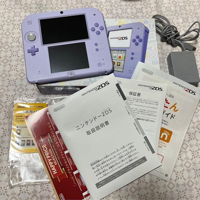 ニンテンドー2DS(ニンテンドー2DS)の良品 ニンテンドー2DS ラベンダー 本体 タッチペン ゲーム機 エンタメ/ホビーのゲームソフト/ゲーム機本体(携帯用ゲーム機本体)の商品写真