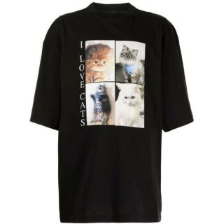 バレンシアガ(Balenciaga)の正規品balenciaga I LOVE CATS T-shirt ダメージ加工(Tシャツ/カットソー(半袖/袖なし))