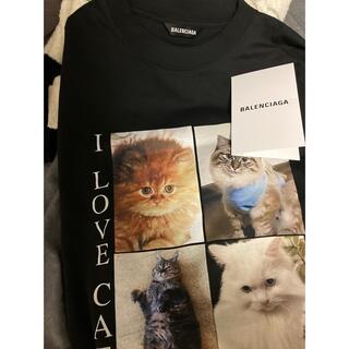 正規品balenciaga I LOVE CATS T-shirt ダメージ加工