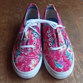 ヴァンズ(VANS)のバンズ  スニーカー フローラル花柄  24cm(スニーカー)