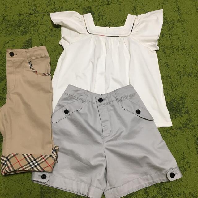 BURBERRY(バーバリー)のBurberry 未使用トップスなど3点セット キッズ/ベビー/マタニティのキッズ服女の子用(90cm~)(ブラウス)の商品写真