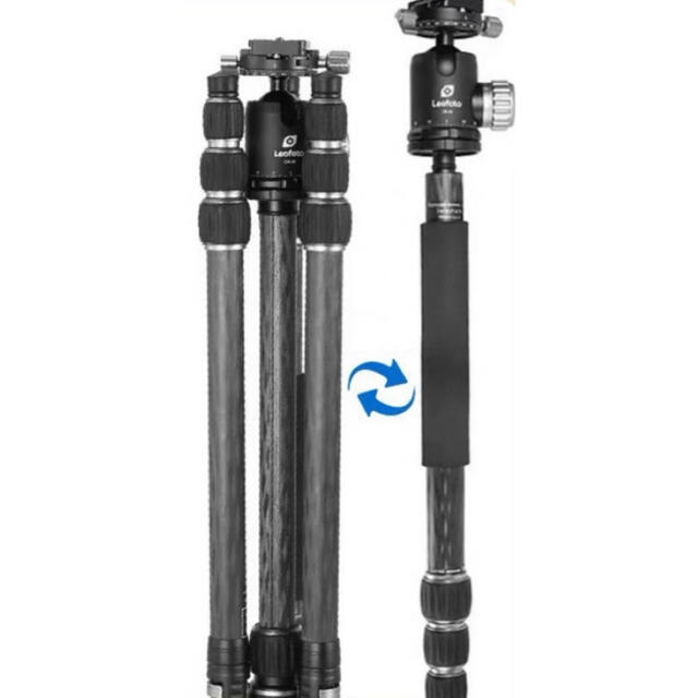 leofotoトラベラーカーボン三脚 LE-254CT+CB-34レオフォト - www