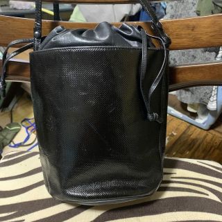 ボッテガヴェネタ(Bottega Veneta)のボッテガヴェネタ　PVCxレザー　巾着型ショルダーバッグ(ショルダーバッグ)