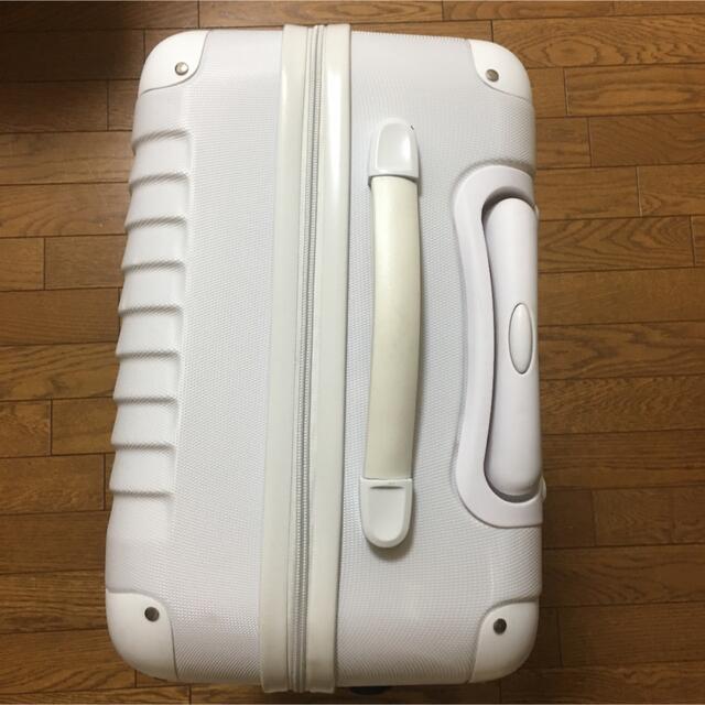 キャリーバッグ  スーツケース  　ホワイト　大容量　旅行