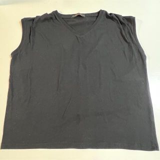 ヴァンスエクスチェンジ(VENCE EXCHANGE)のVENCE EXCHANGE 黒いTシャツ？カットソー？Mサイズ(Tシャツ(半袖/袖なし))