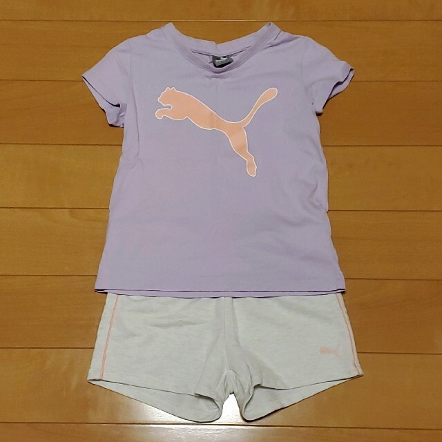 PUMA(プーマ)の★PUMA★ Tシャツ&ショートパンツ(5-6Y) キッズ/ベビー/マタニティのキッズ服男の子用(90cm~)(Tシャツ/カットソー)の商品写真