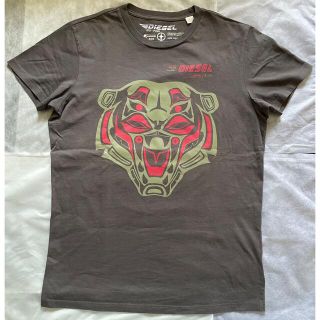 ディーゼル(DIESEL)のDIESEL  メンズ半袖Tシャツ　Mサイズ　濃グレー(Tシャツ/カットソー(半袖/袖なし))