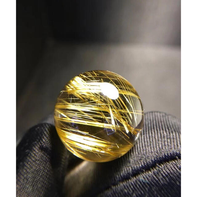 ⭐︎【天然】タイチンクオーツ 丸玉 20.7mm-