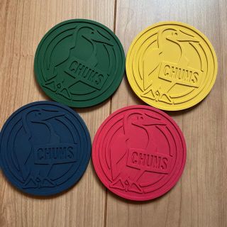 チャムス(CHUMS)のCHAMS ラバーコースター4枚セット(テーブル用品)