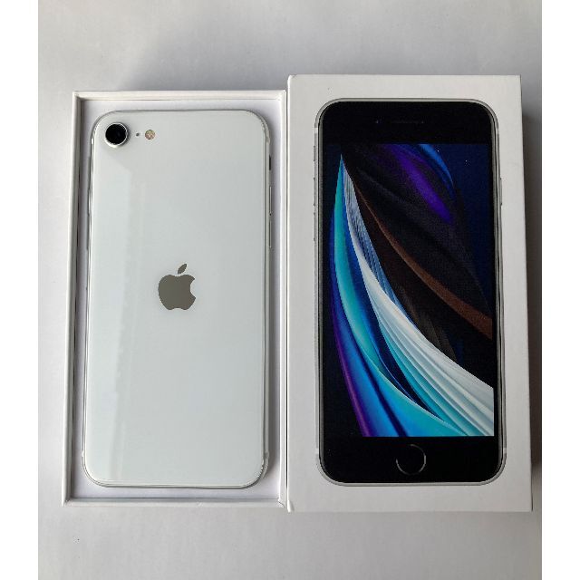 SIMフリー iPhone SE2 64GB 100 % 白 SIMフリー iPhone SE2 64GB 100 % 白