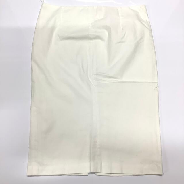 Gucci(グッチ)のグッチ　コットンスカート　ホワイト　#40   r260 レディースのスカート(ひざ丈スカート)の商品写真