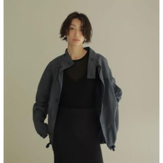 「 新品未使用品 ETRE TOKYO ミリタリーシャツジャケット navy