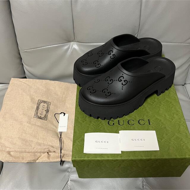 Gucci(グッチ)の新作　gucci グッチ　クロックススライド　40 メンズの靴/シューズ(サンダル)の商品写真