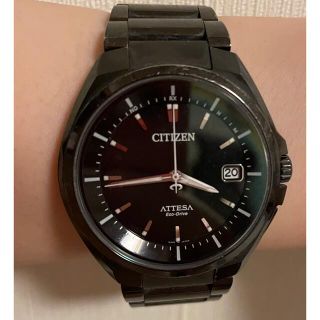 シチズン(CITIZEN)のCITIZEN ATTESA Eco-Drive 黒(腕時計(アナログ))