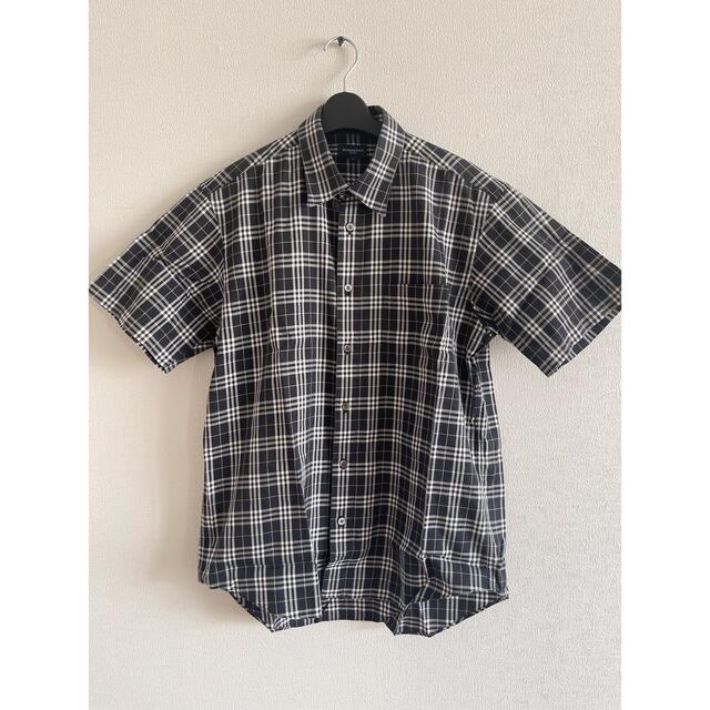 Y356 美品 バーバリーゴルフ ノバチェック柄 半袖シャツ サイズLシャツ