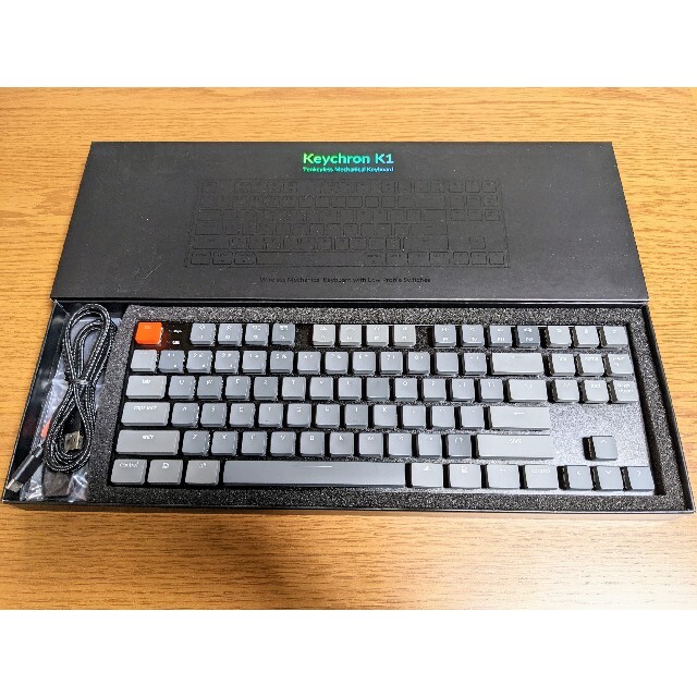 Keychron K1 英語配列 赤軸スイッチ テンキーレス www.jaiba.mg.gov.br