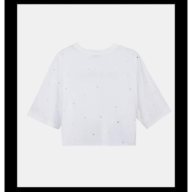 刺繍入り ジャージー Tシャツ MIU MIU mii様専用出品 刺繍入り ジャージー Tシャツ MIU MIU mii様専用出品