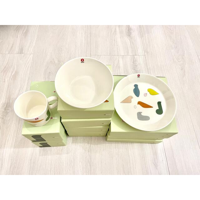 Iittala X minä perhonen ガラスバード セット販売 箱付き - 置物