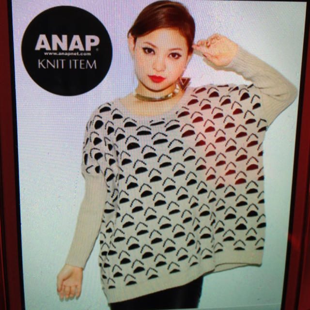 ANAP(アナップ)のANAP♡ベージュドルマンニット レディースのトップス(ニット/セーター)の商品写真