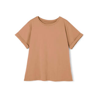 グレイル(GRL)のコットンロールアップベーシッククルーネックTシャツ(Tシャツ(半袖/袖なし))