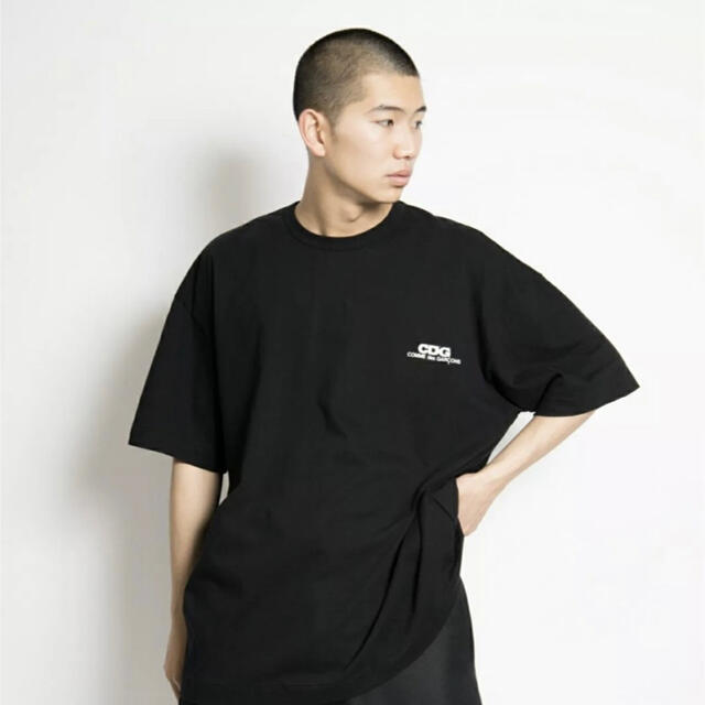 新作 新品 コムデギャルソン オーバーサイズTシャツ ワンポイント シュプリーム
