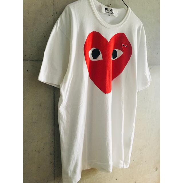 プレイコムデギャルソン commedesgarcons ハート Tシャツ XL