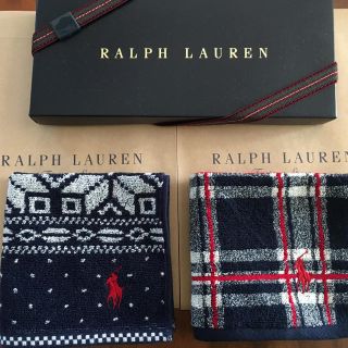 ラルフローレン(Ralph Lauren)の2枚⭐︎タオルハンカチ⭐︎ラルフローレン 新品 ギフト(ハンカチ/ポケットチーフ)