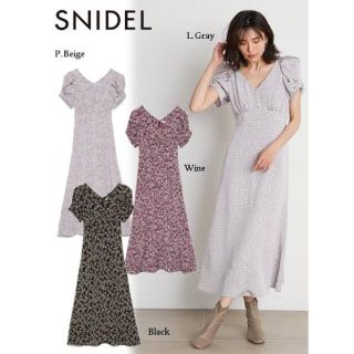 SNIDEL - 新品未使用♡SNIDEL バリエーションパフスリワンピース PBEG ...