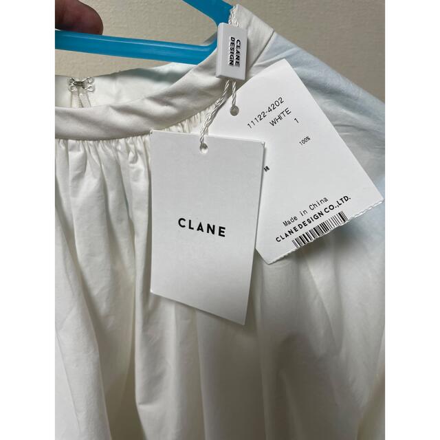 CLANE(クラネ)の【新品未使用タグ付き】CLANE バルーンスリーブブラウス　ホワイト レディースのトップス(シャツ/ブラウス(長袖/七分))の商品写真