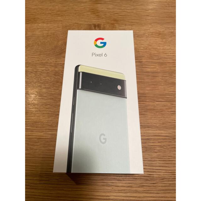 Google Pixel(グーグルピクセル)の送料込み　Google Pixel 6 128GB 　Sorta Seafoam スマホ/家電/カメラのスマートフォン/携帯電話(スマートフォン本体)の商品写真