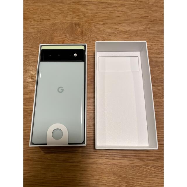 Google Pixel(グーグルピクセル)の送料込み　Google Pixel 6 128GB 　Sorta Seafoam スマホ/家電/カメラのスマートフォン/携帯電話(スマートフォン本体)の商品写真