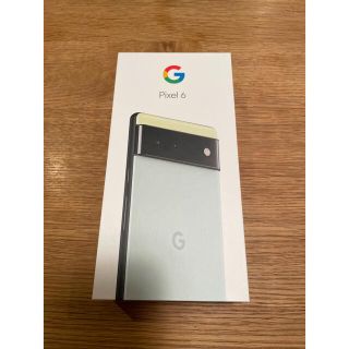 グーグルピクセル(Google Pixel)の送料込み　Google Pixel 6 128GB 　Sorta Seafoam(スマートフォン本体)