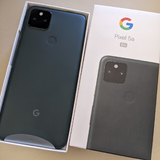 スマートフォン/携帯電話Google Pixel 5a 128gb 5g ブラック スマホ 本体 未使用