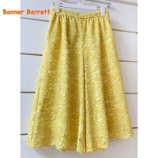 バナーバレット(Banner Barrett)の最終sale⭐︎新品✦︎バナーバレット❤︎レース ガウチョパンツ❤︎イエロー(その他)