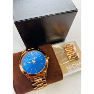 マイケルコース(Michael Kors) 腕時計(レディース)(ブルー・ネイビー ...