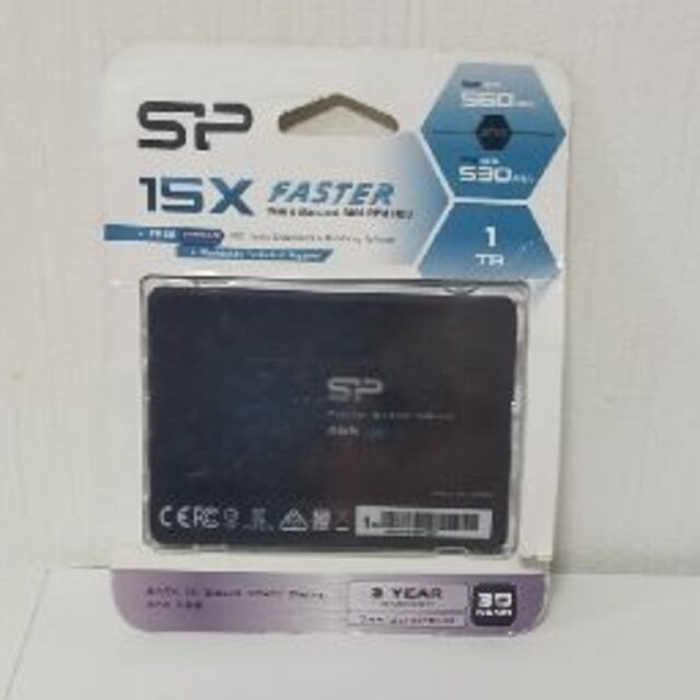 【高価値】 開封済み未使用　シリコンパワー　SSD　1TB PCパーツ