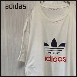 アディダス(adidas)のアディダスオリジナルス半袖Tシャツビッグプリントトレフォイルロゴ(Tシャツ/カットソー(半袖/袖なし))