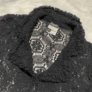 激安お買い上げ レース フラワー COCO シャネル 美品 本物 半袖