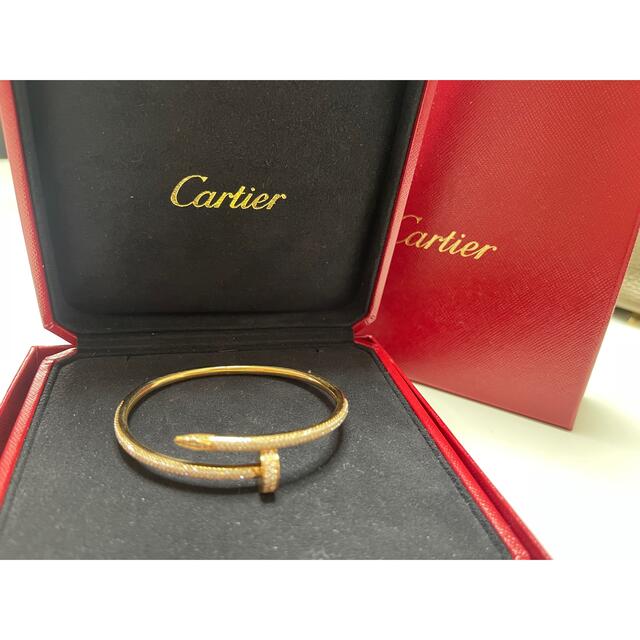 Cartier(カルティエ)の販売価格　280万　超美品Cartier ブレスレット ジュストアンクル　17  レディースのアクセサリー(ブレスレット/バングル)の商品写真