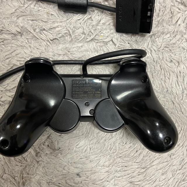 PlayStation2(プレイステーション2)のPS2 純正コントローラー　DUALSHOCK2 ブラック プレステ2 エンタメ/ホビーのゲームソフト/ゲーム機本体(その他)の商品写真