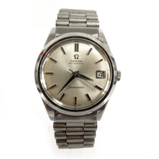 【正規販売店】 OMEGA - メンズ シルバー アンティーク cal.565 デイト シーマスター オメガ 腕時計(アナログ)