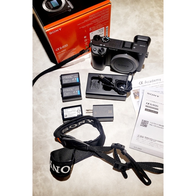 【美品】SONY a6400 ボディー ILCE−6400(B)