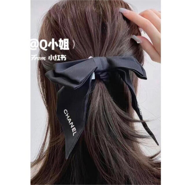 CHANEL - CHANEL 2022AW ヘアアクセサリー シュシュ シルクの通販 by
