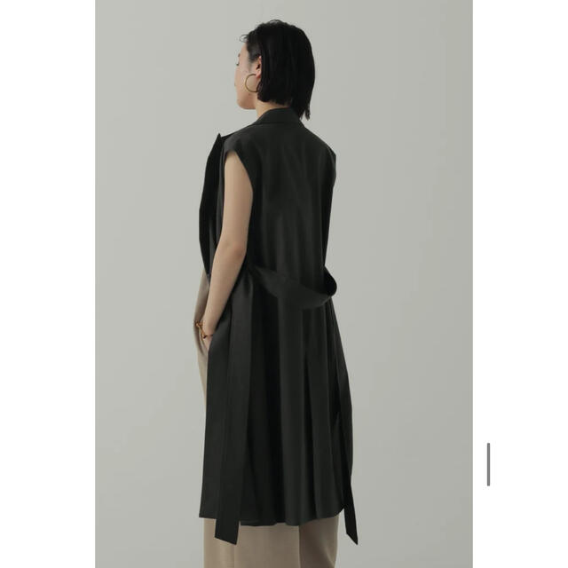 louren　cocoon long vest レディースのトップス(ベスト/ジレ)の商品写真