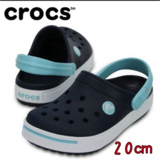 クロックス(crocs)の新品 20㎝ クロックス クロックバンド 2.0 クロッグ ネイビー(サンダル)