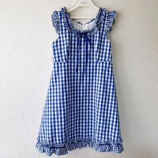 ミルク(MILK)のMILK ビバ・ギンガムdress(ひざ丈ワンピース)