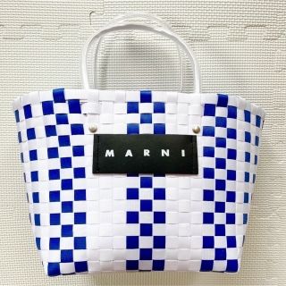 MARNI(かごバッグ/ストローバッグ ・ ブルー・ネイビー/青色系 MARNI(かごバッグ/ストローバッグ ・ ブルー・ネイビー/青色系
