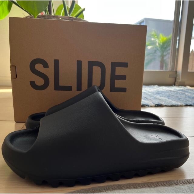 adidas yeezy slide onyx イージースライド　26.5靴/シューズ